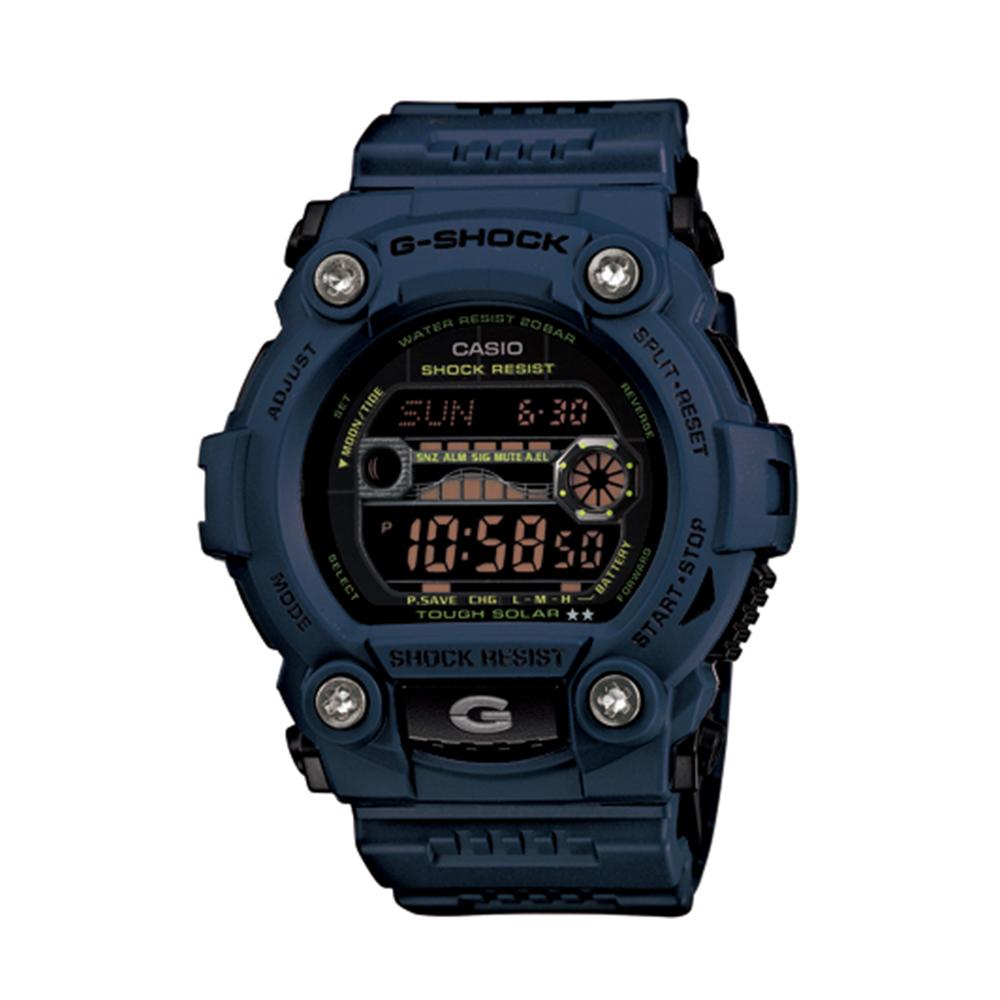 G Shock Black Indigo Solar Resin Sports Watch for Men GR 7900NV 2
