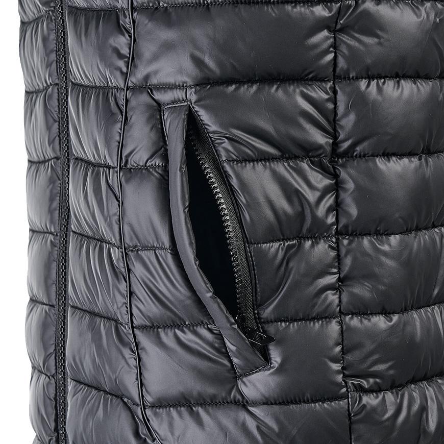 DIESEL Men’s Temple Puffer Vest Black Down Padded Jacket