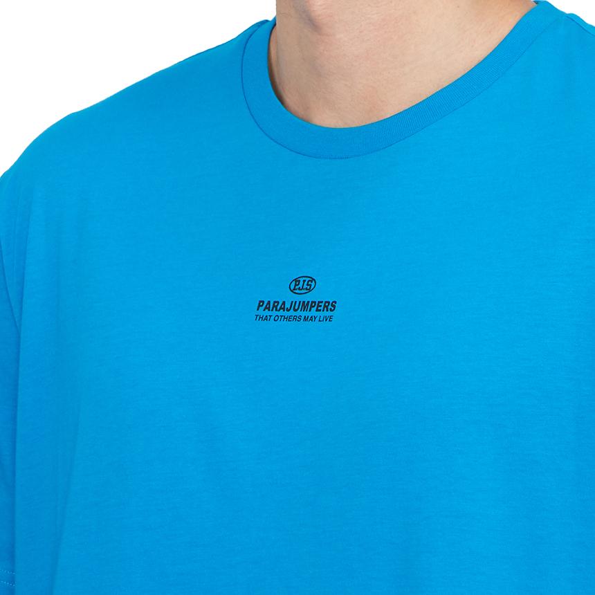 Parajumpers Clint Men’s Short Sleeve T-Shirt Blue Jewel