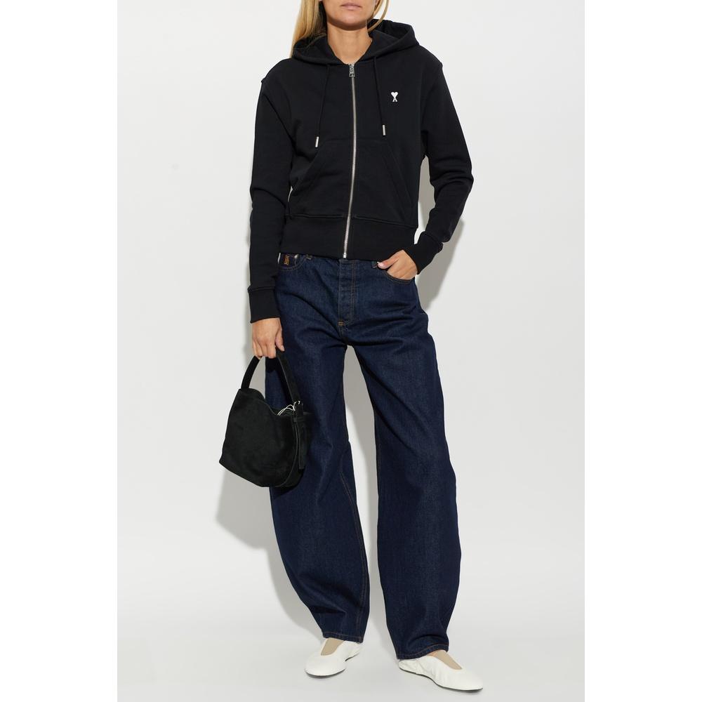 AMI Heart Logo Women’s Zip-Up Hoodie Jacket