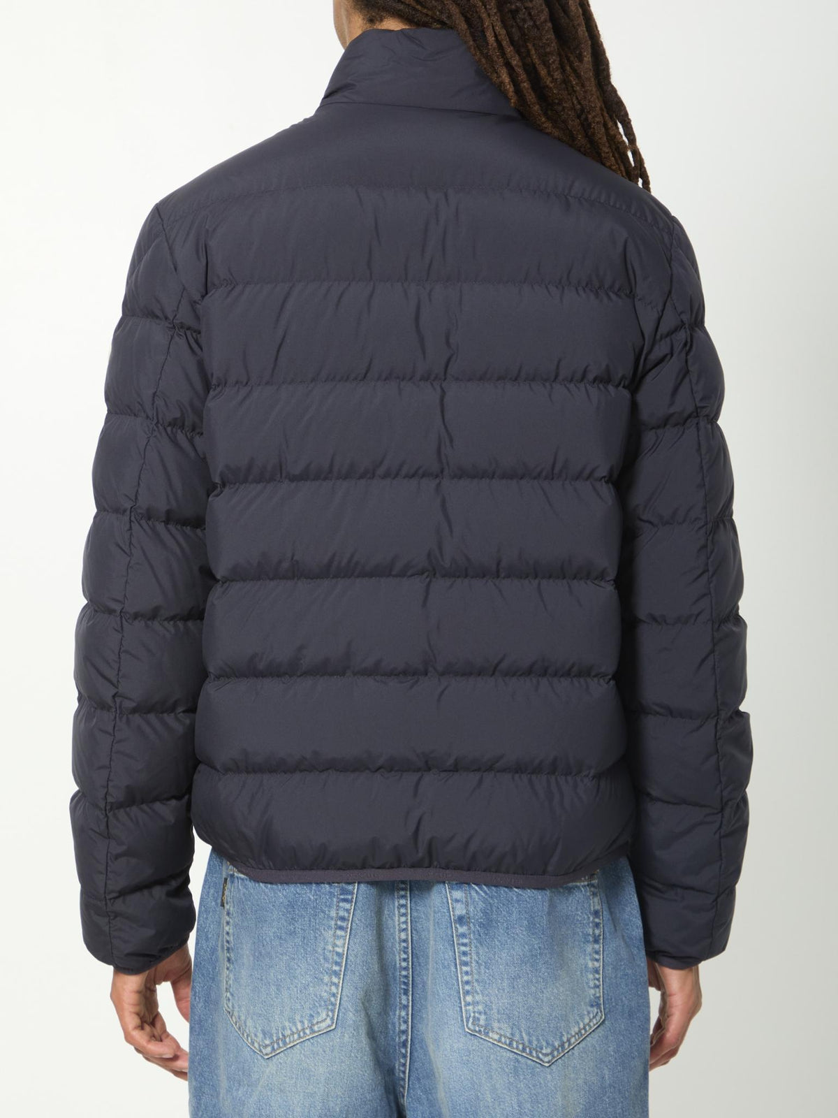 Moncler Navy Down Puffer Jacket for Men