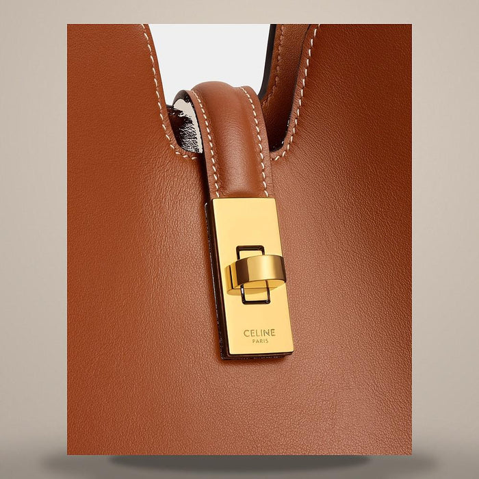 CELINE Medium Soft 16 Camille Bag Smooth Calfskin Tan Crossbody