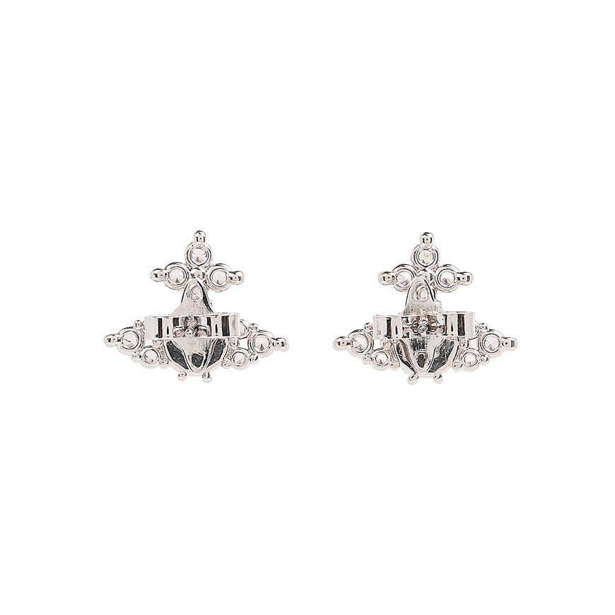 Vivienne Westwood SS26 Women Fedora Pearl Earrings 6201034Y P373