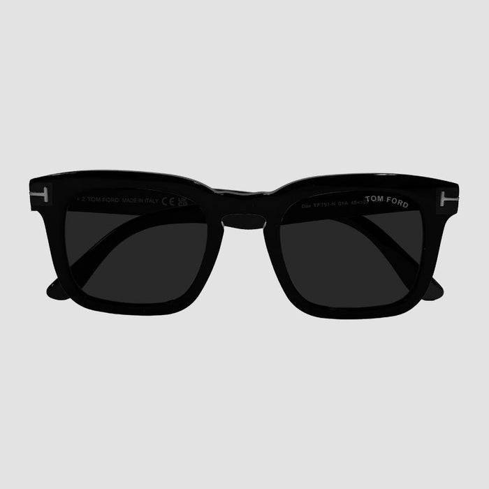 TOM FORD Black Square Sunglasses Signature Logo FT0751N 01A