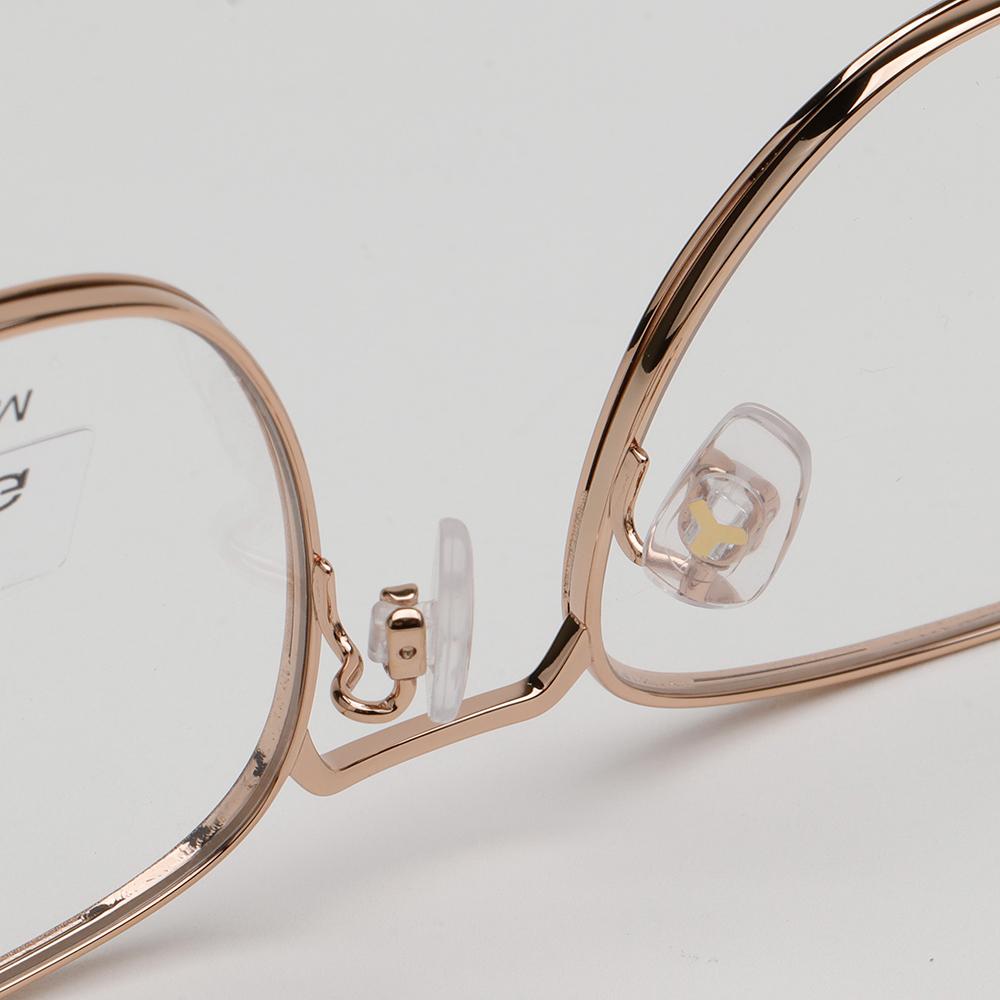 BALLY Titanium Square Metal Optical Frame Asian Fit Unisex Glasses BY5059D 002