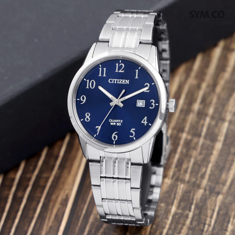 CITIZEN Classic Vintage Blue Dial Analog Men’s Metal Watch BI5008 51L