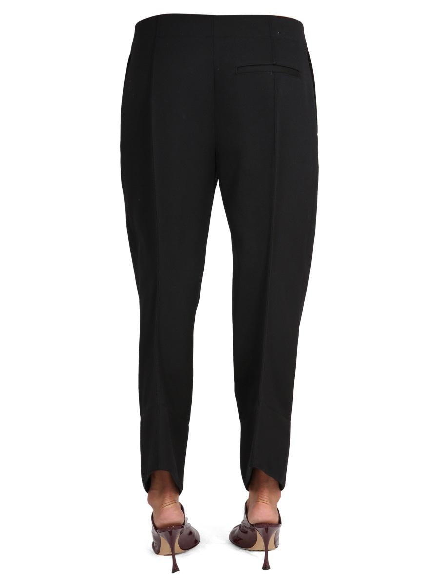 Bottega Veneta Black Wool Trousers Classic Pants