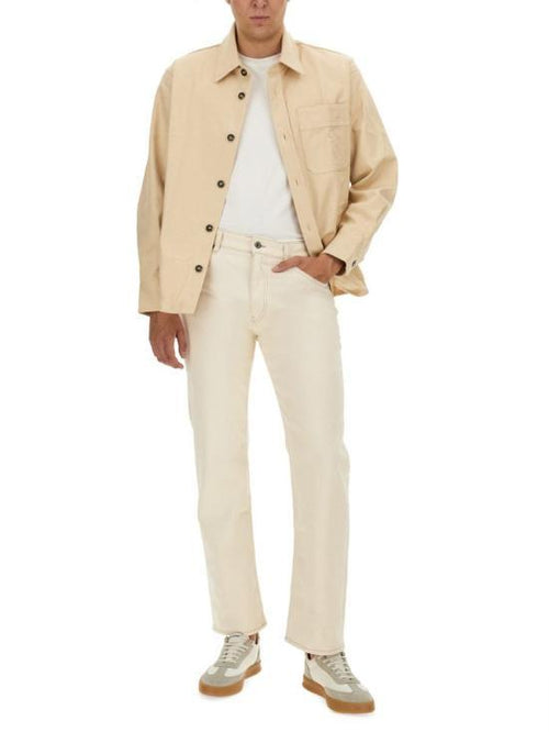 A.P.C. Ecru Cotton Long Sleeve Shirt COGZZH02918AAD