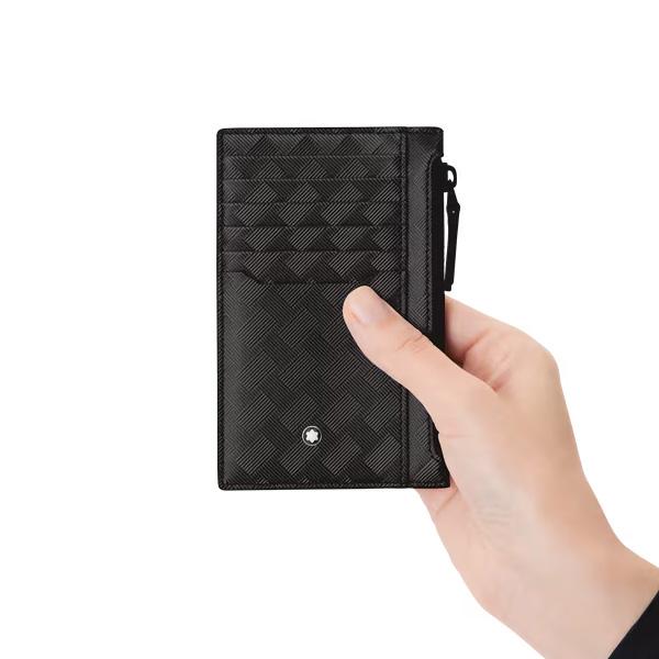 Montblanc Extreme 3.0 Zip Pocket 8cc Card Holder Black