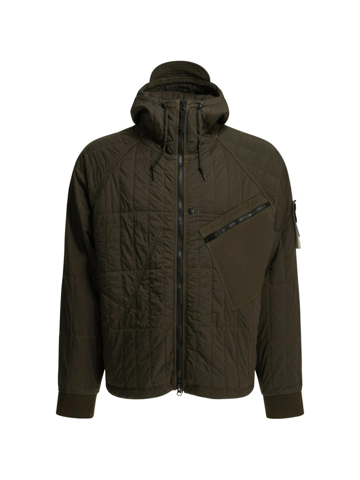 STONE ISLAND Black Down Puffer Jacket for Men