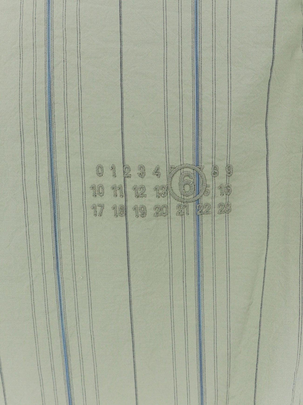 Maison Margiela Long Sleeve Button-Up Shirt Black Cotton