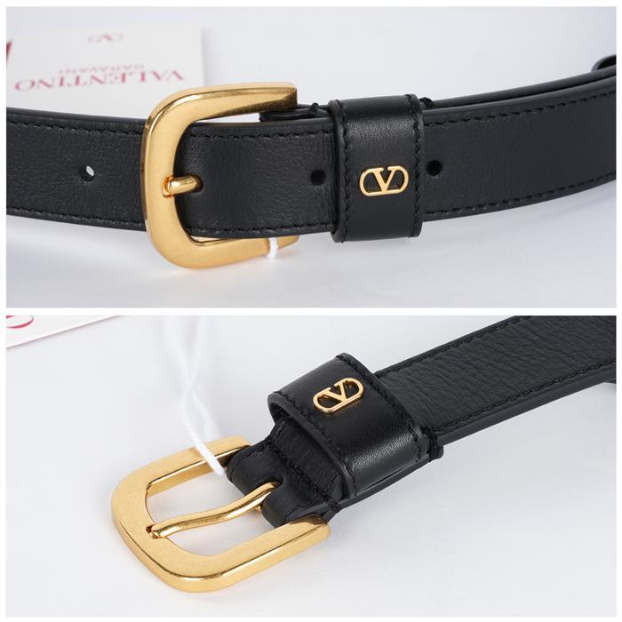 VALENTINO Logo Leather Belt 6Y2T0SD7 DHP 0NO V