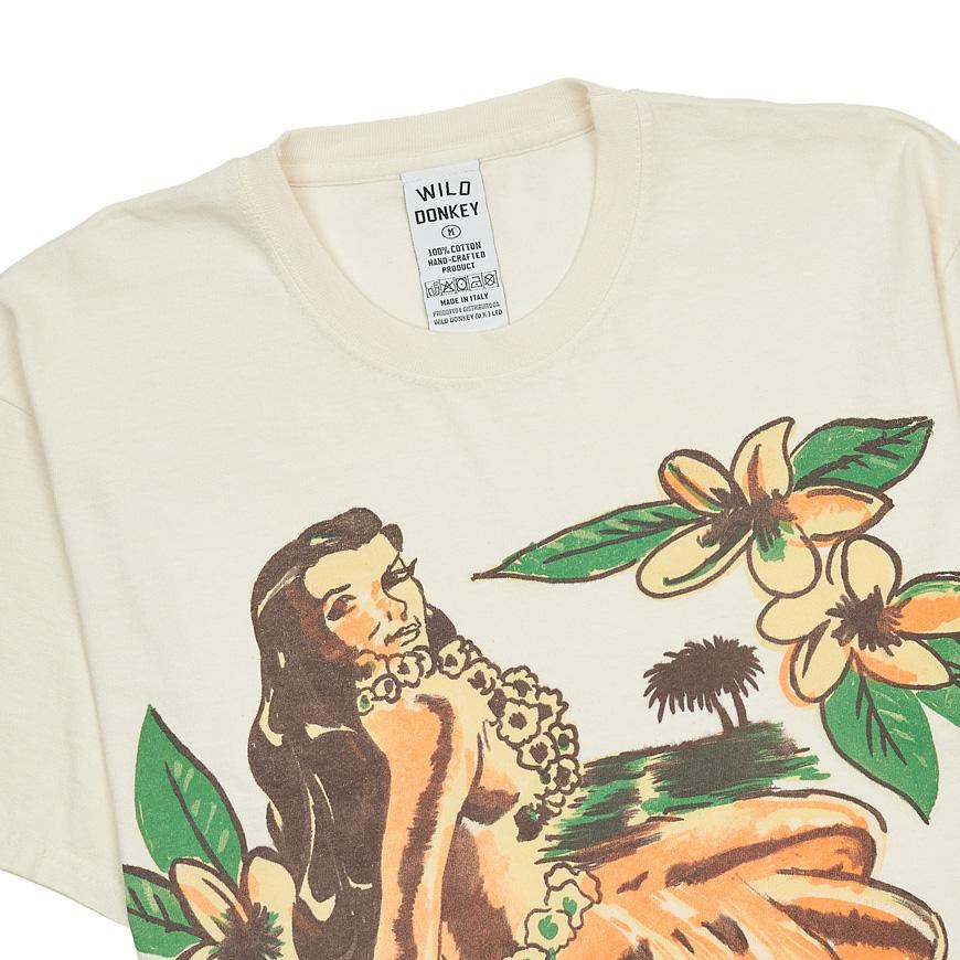Wild Donkey Unisex Hawaiian Tea Dyed T-Shirt
