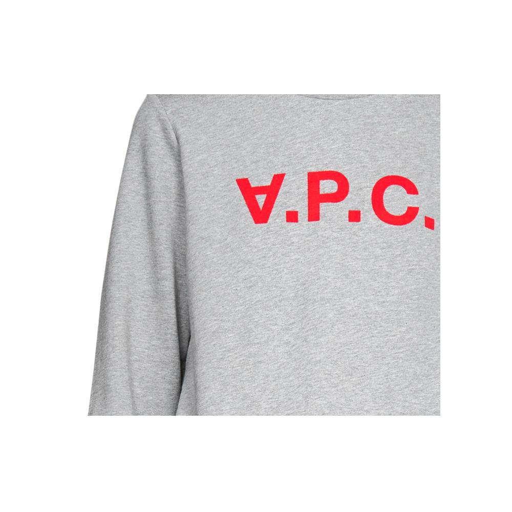 A.P.C. Gray VPC Velvet Logo Sweatshirt