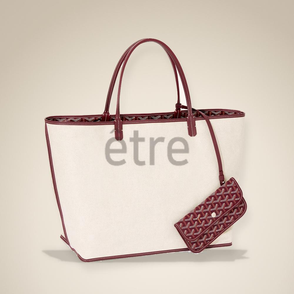 GOYARD Burgundy Saint Louis GM Tote Bag for Women