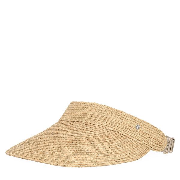 HELEN KAMINSKI Natural Raffia Kirsten Sun Visor Hat HAT52474 NATURAL