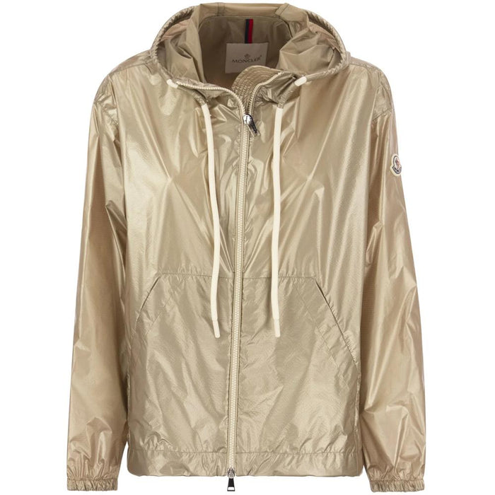 Moncler Tazenat Logo Hooded Jacket Gold