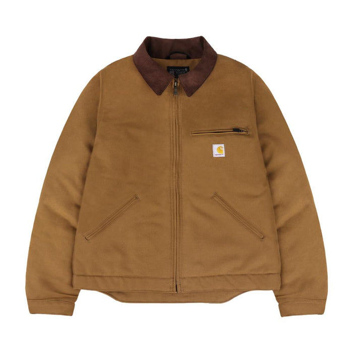 Carhartt Men’s Relaxed Fit Duck Detroit Jacket Brown