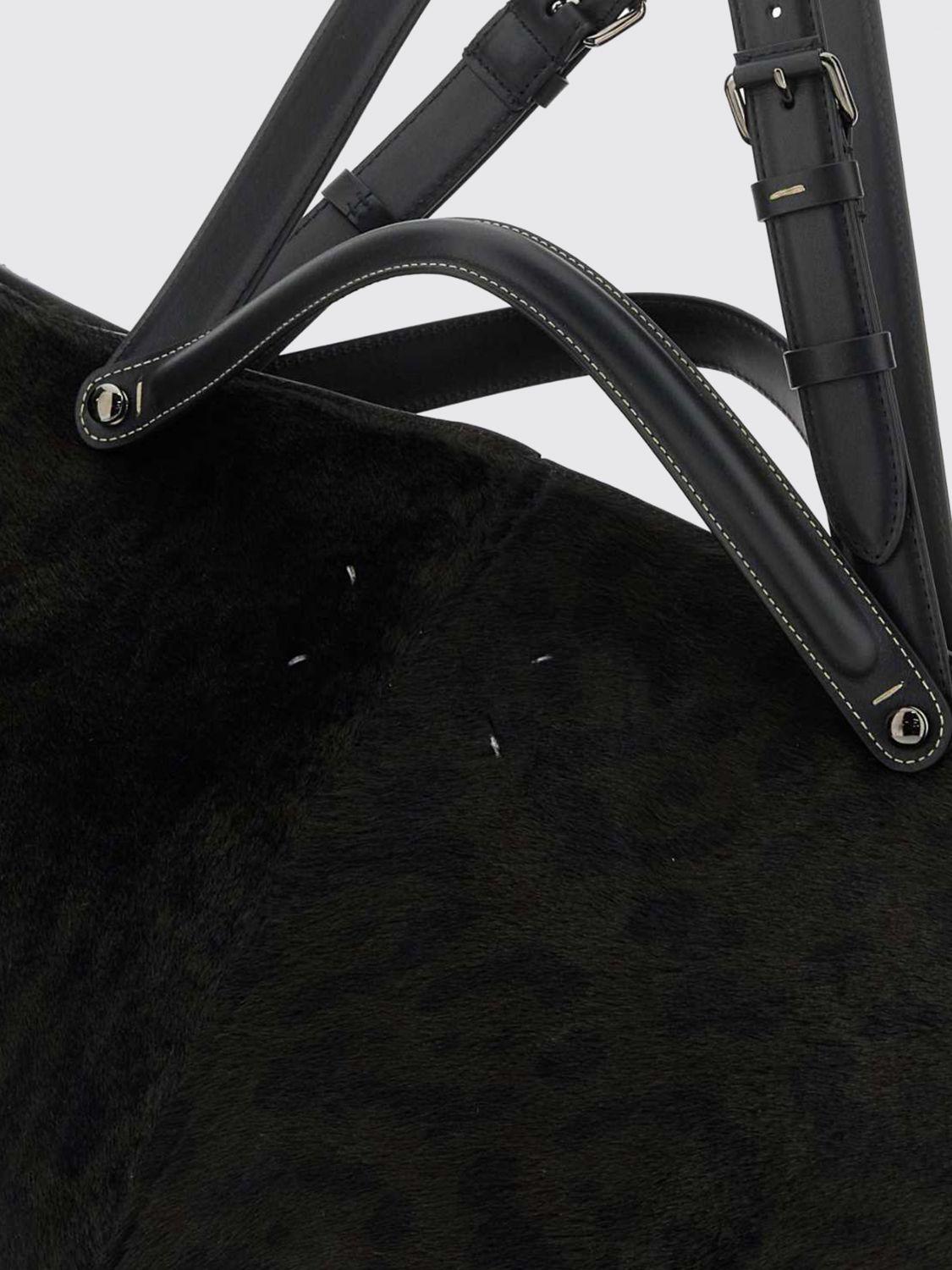Maison Margiela Leather Tote Bag Brown