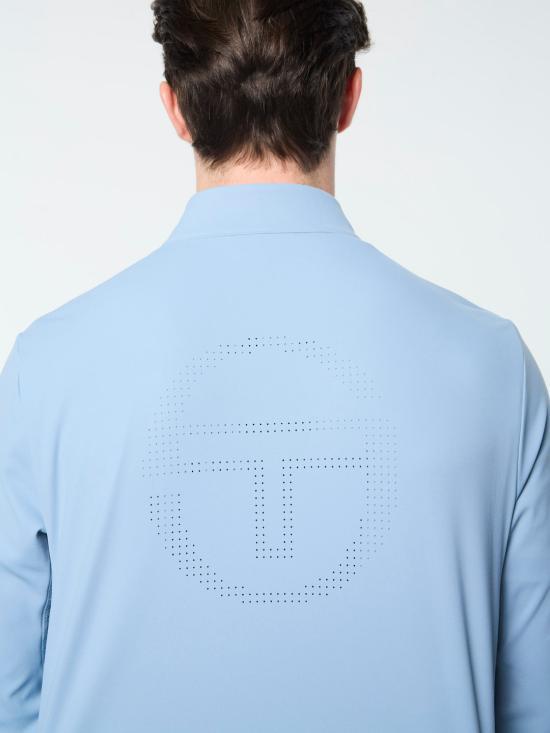 Sergio Tacchini Long Sleeve Sweatshirt for STS25M51075FADEDDENIM FADED DENIM DOM