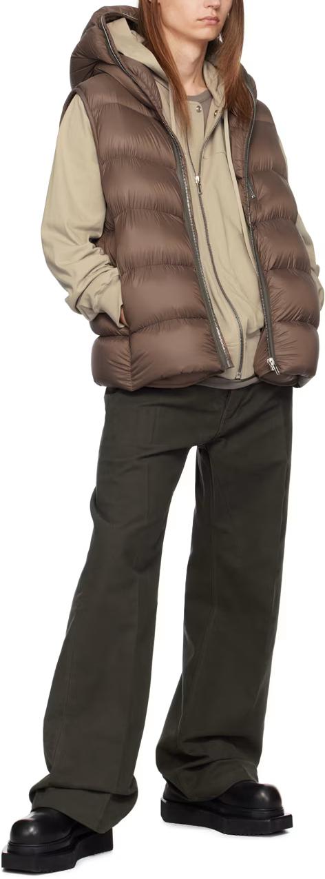 Rick Owens Sealed Down Vest Fawn RU02D6746 NPD4 134