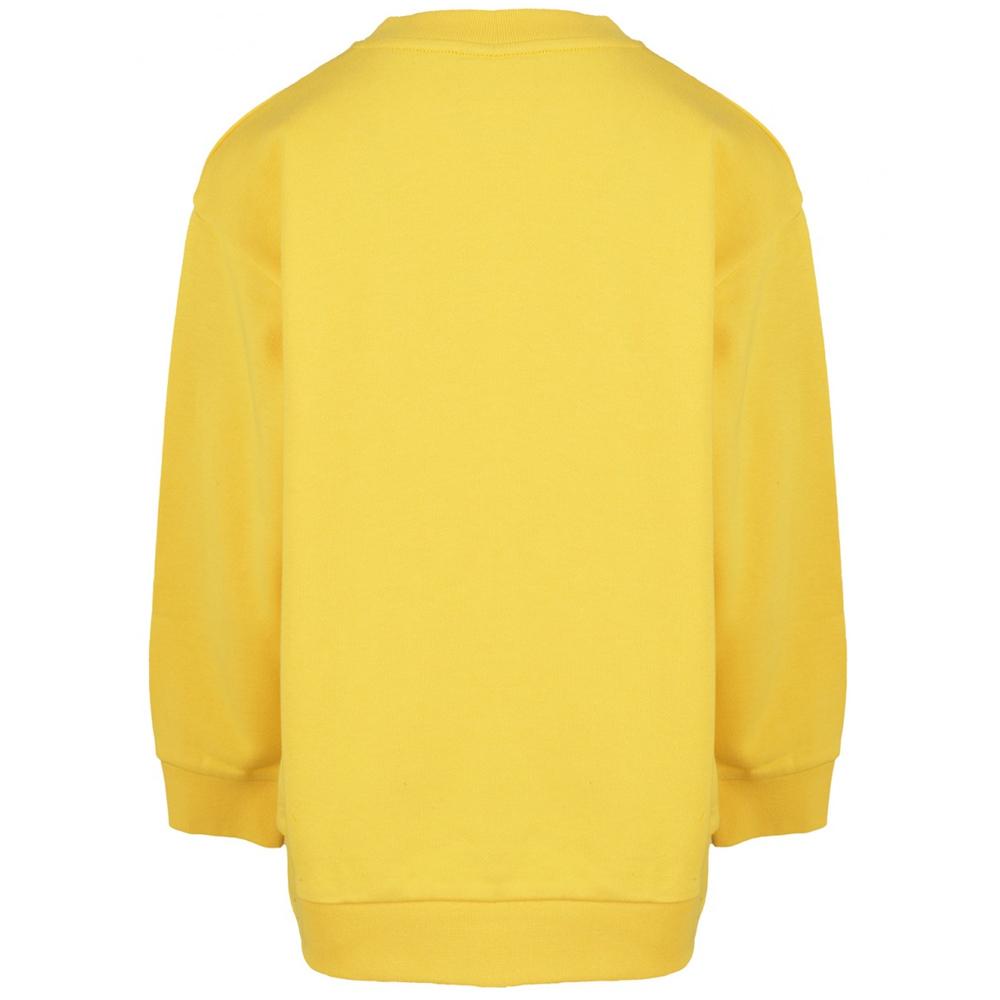 FENDI Kids Women Logo Print Sweatshirt Black