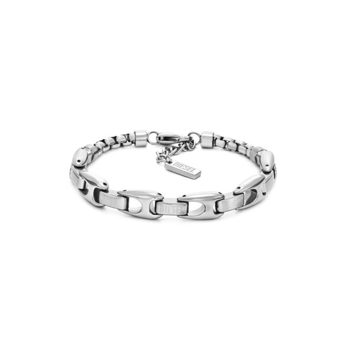 DIESEL Chain Link Bracelet Unisex Silver-Tone DX1633040