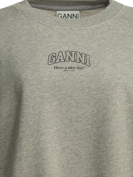 GANNI Essential Crewneck Sweatshirt A1060022 920 PALOMA DOM