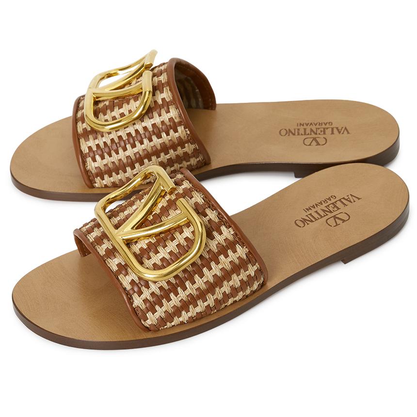 VALENTINO V Logo Signature Women’s Slide Sandals