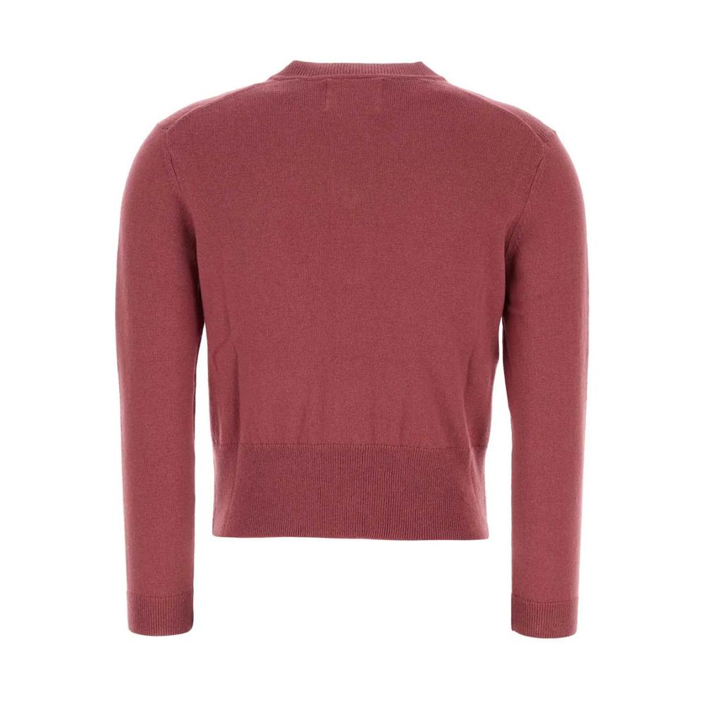 Isabel Marant Newton Logo Cardigan Antique Pink Knit