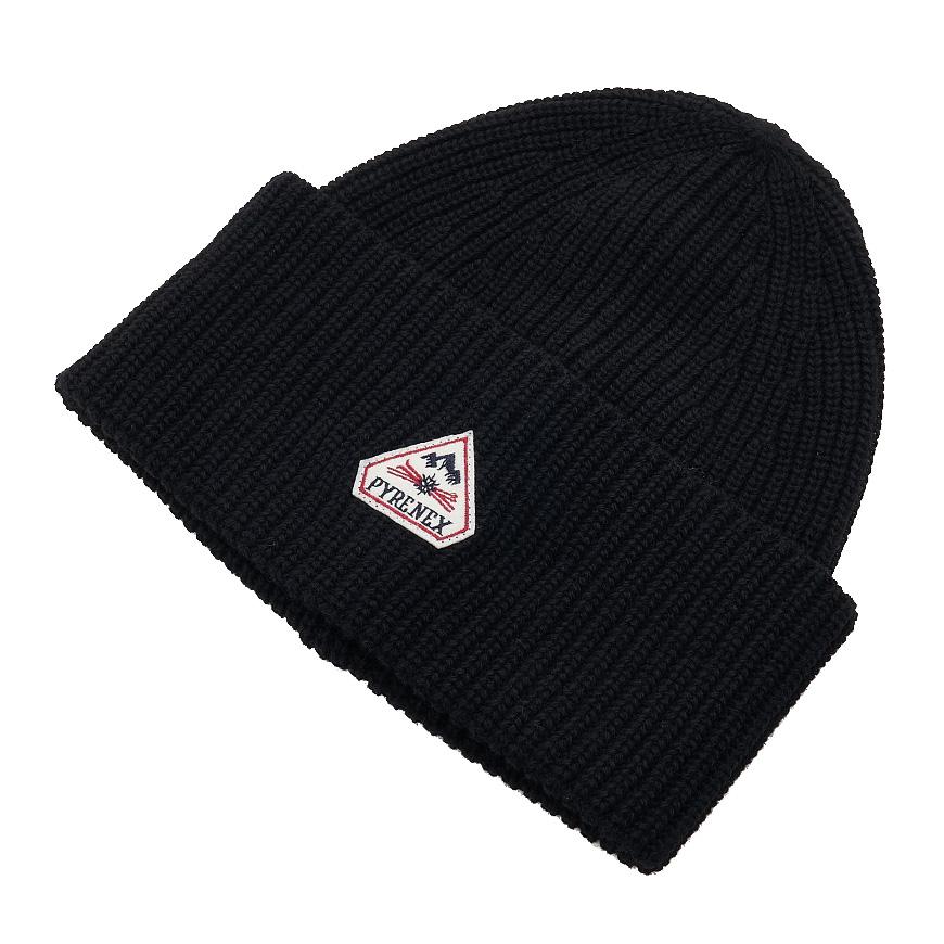 Pyrenex Unisex Logo Patch Knit Beanie HUU011 0009