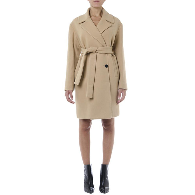 MSGM Beige Belted Coat Women’s