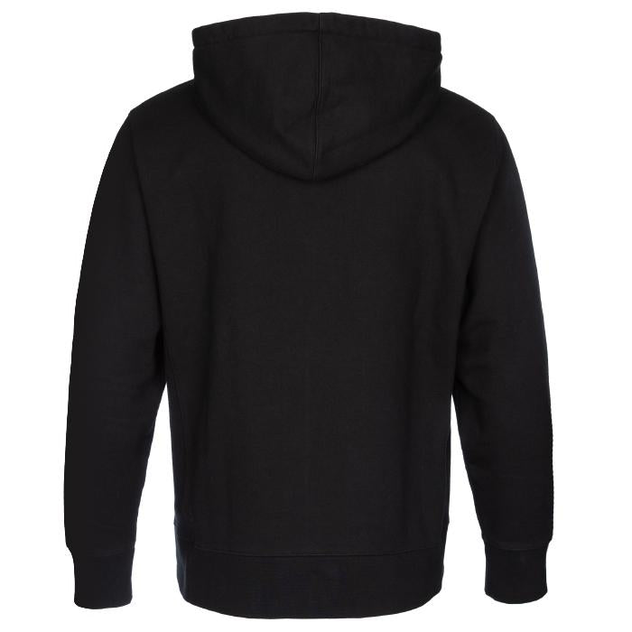 Maison Kitsune Handwriting Logo Fleece Oversized Hoodie Black