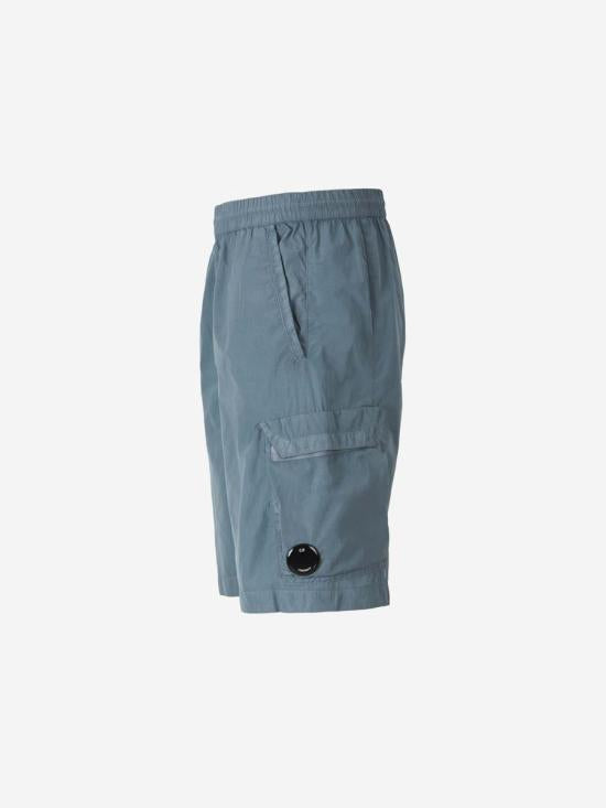 CP Company Stormy Weather Cotton Drawstring Cargo Shorts Men 18CMBE041 A005904G