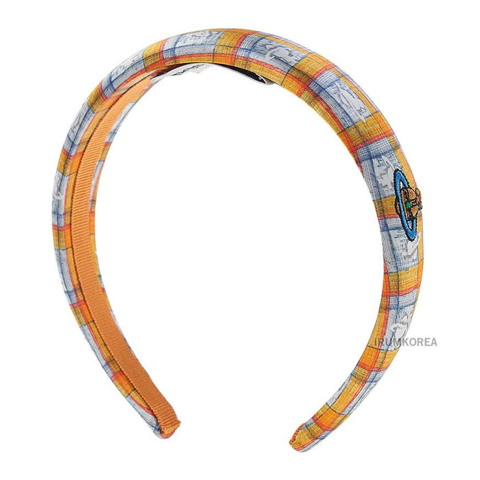 Vivienne Westwood ORB Logo Embroidered Headband Navy