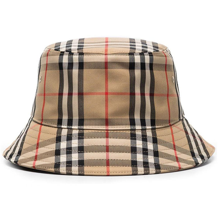 BURBERRY Vintage Check Bucket Hat Archive Beige