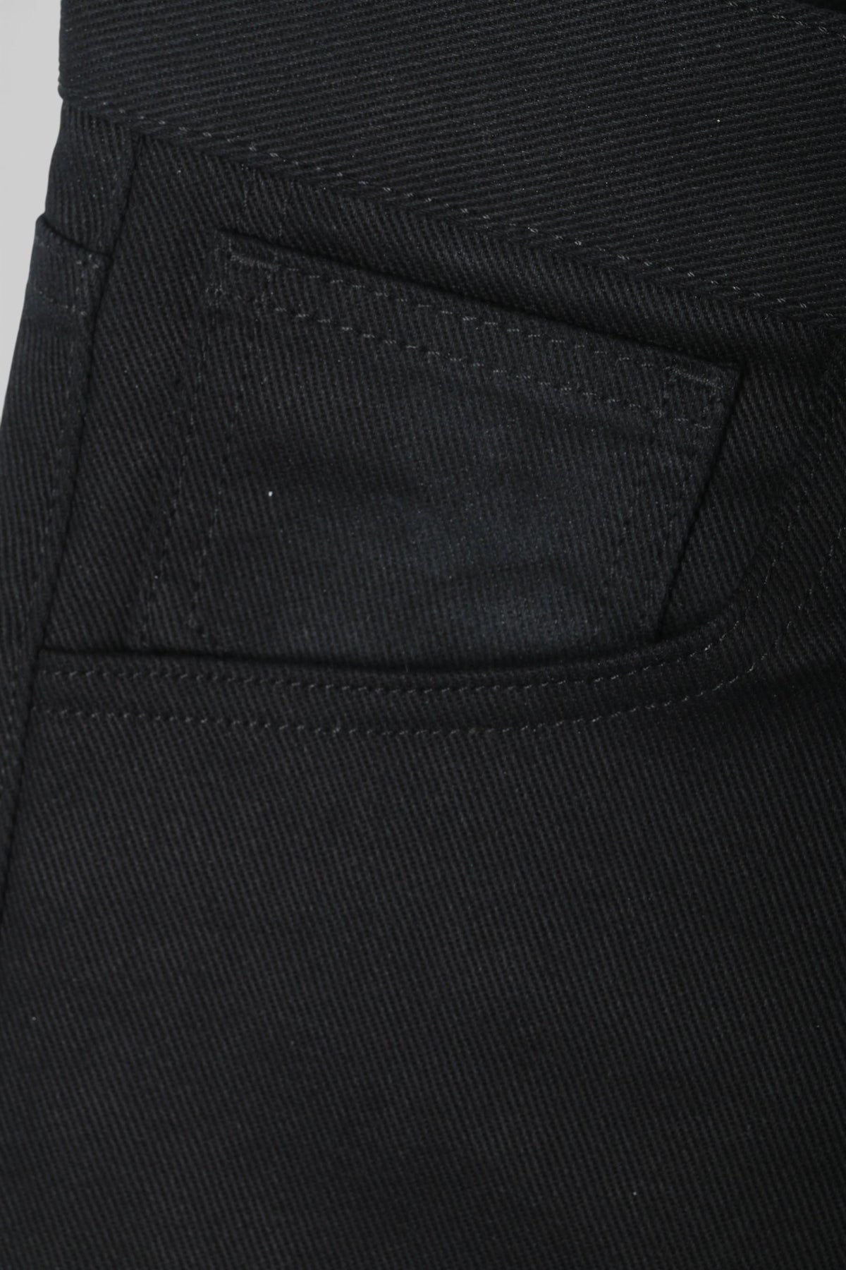 Raf Simons Men's Black Slim Fit Double Destroyed Denim Jeans 202 311 10130 00099