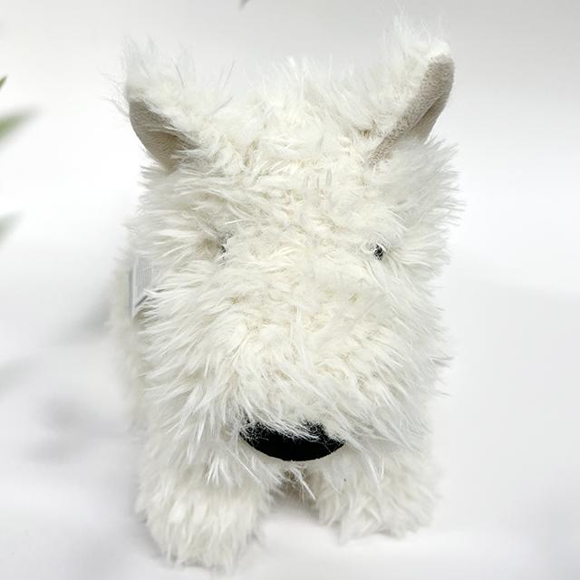 jELLYCAT Monroe Scottie Dog Keyring White Accessory