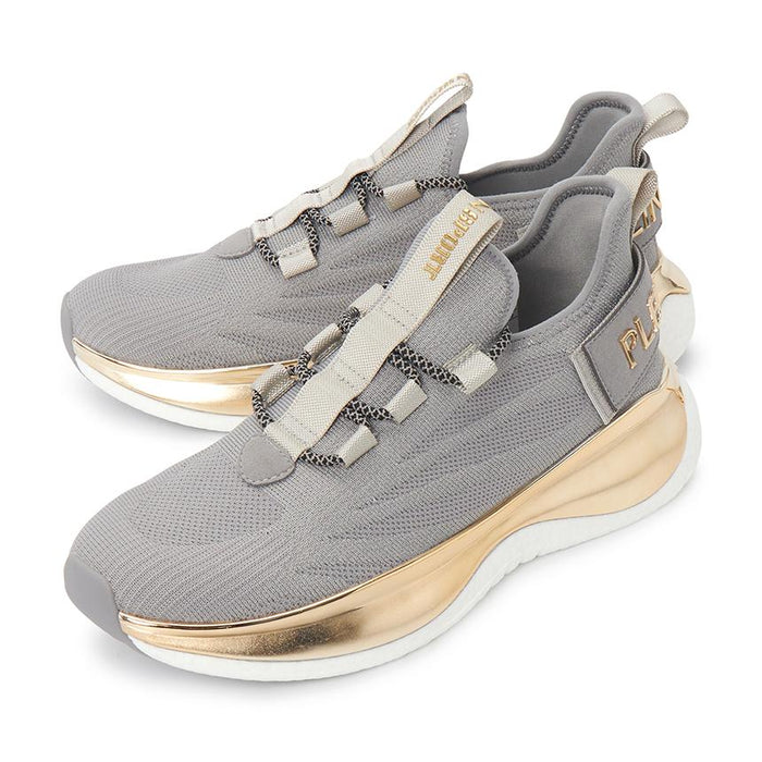 PLEIN SPORT Unisex Low-Top Sneakers White Leather