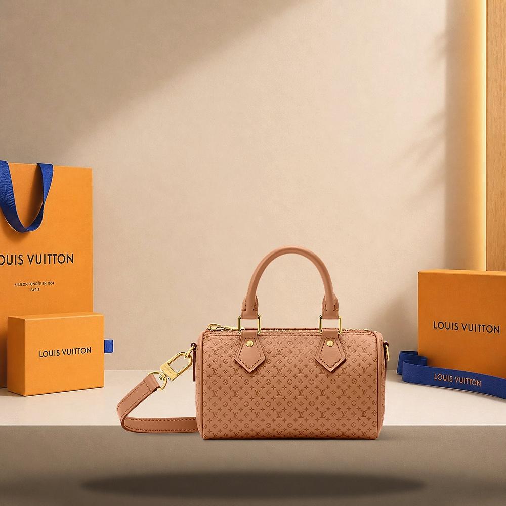 Louis Vuitton Nano Speedy Hazel Brown Tote Bag M29472