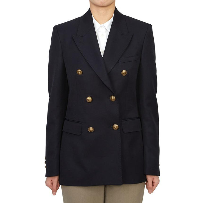 GOLDEN GOOSE Women’s Wool-Blend Tailored Jacket Navy