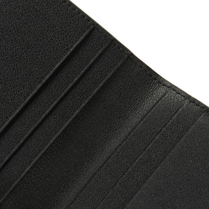Ferragamo Monogram Leather Card Holder Black