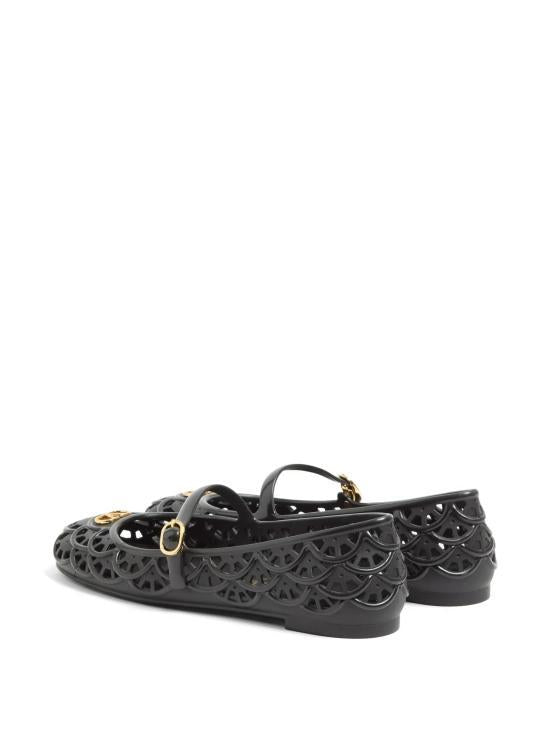 VALENTINO Garavani Black Leather Sandals