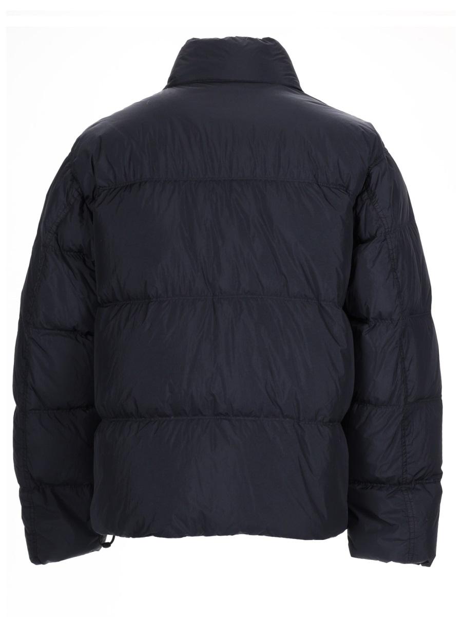 STONE ISLAND Black Down Puffer Jacket for Men