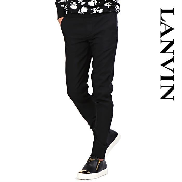 Lanvin Zip Jogger Slacks with Elastic Waist Men’s Pants RMTR0014A16 10