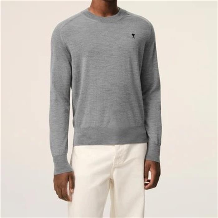 AMI Wool Crewneck Ami de Coeur Sweater