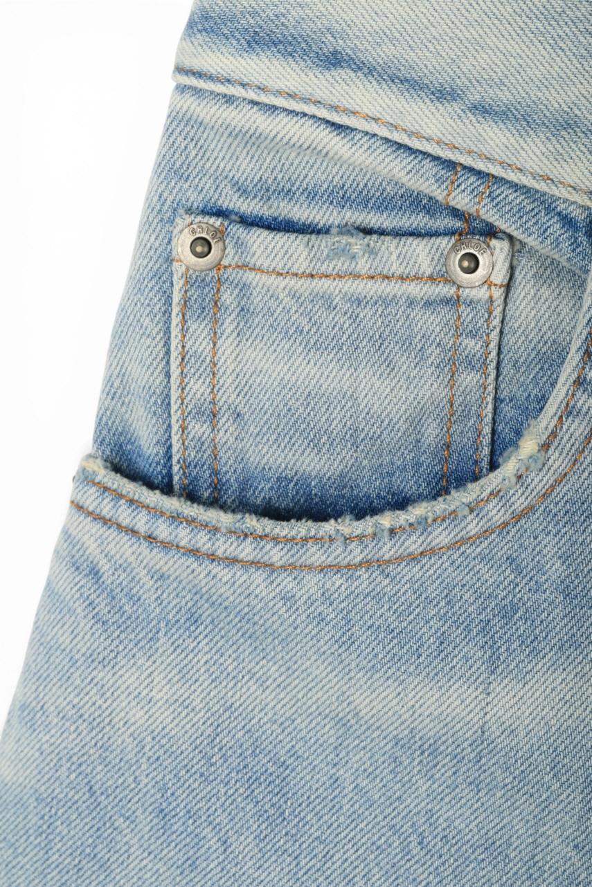 Chloe Wide Leg Denim Jeans CH24WDP0215149V
