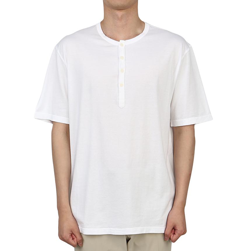 Ten C Men’s Short Sleeve T-Shirt White Cotton Tee
