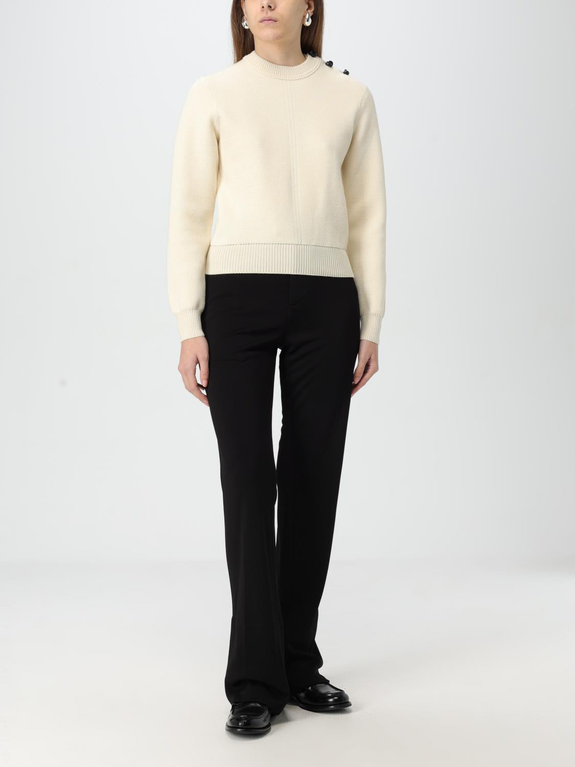 Bottega Veneta Black Wool Classic Trousers