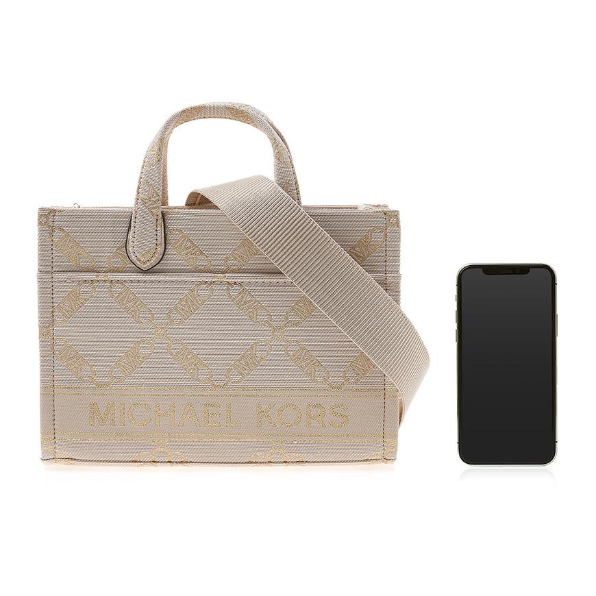 Michael Kors Women’s Gigi Empire Logo Jacquard Tote Bag